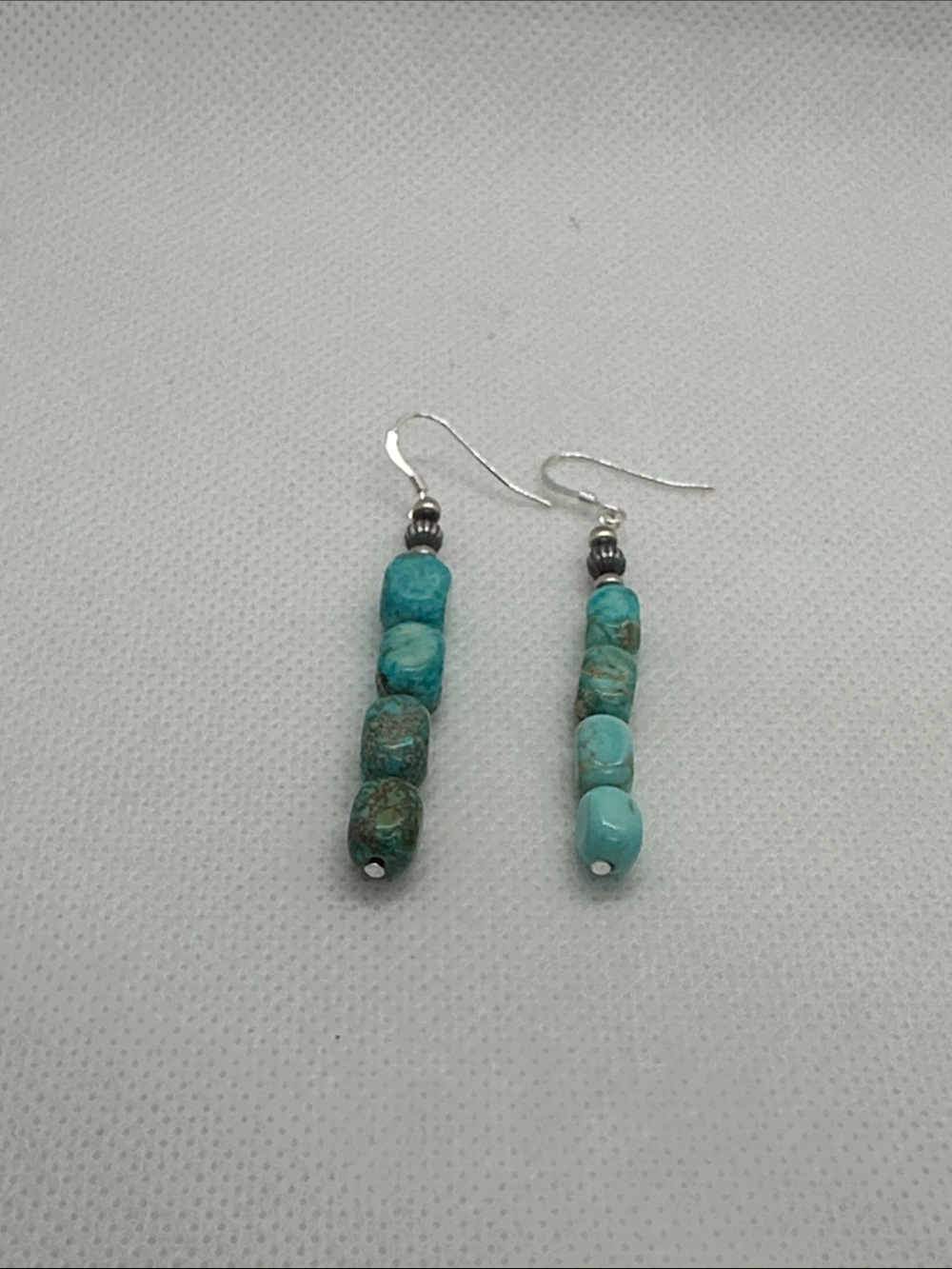 Turquoise Bead Drop Earrings - Women Jewelry
